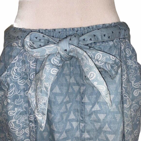 Matilda Jane Women's M Medium Mini Skirt NWT Mixed Print Style AB17345 Belt - Picture 2 of 6